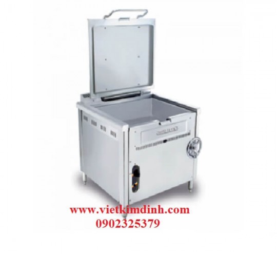 Chảo nghiêng tay quay 180 lít dùng gas